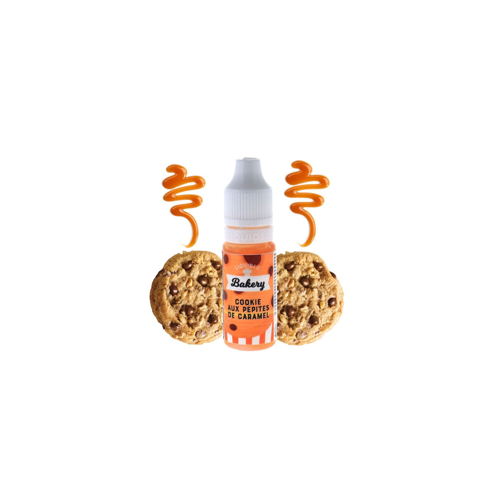 Cookie aux pépites de caramel 10ml - Liquideo