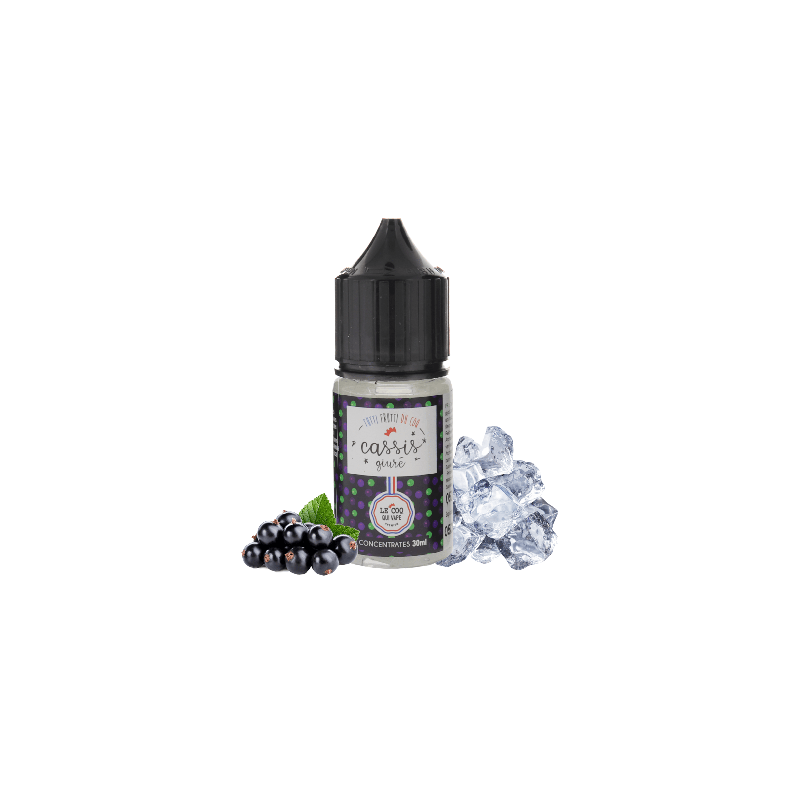 Cassis Givré 30 ml - Tutti Frutti du Coq