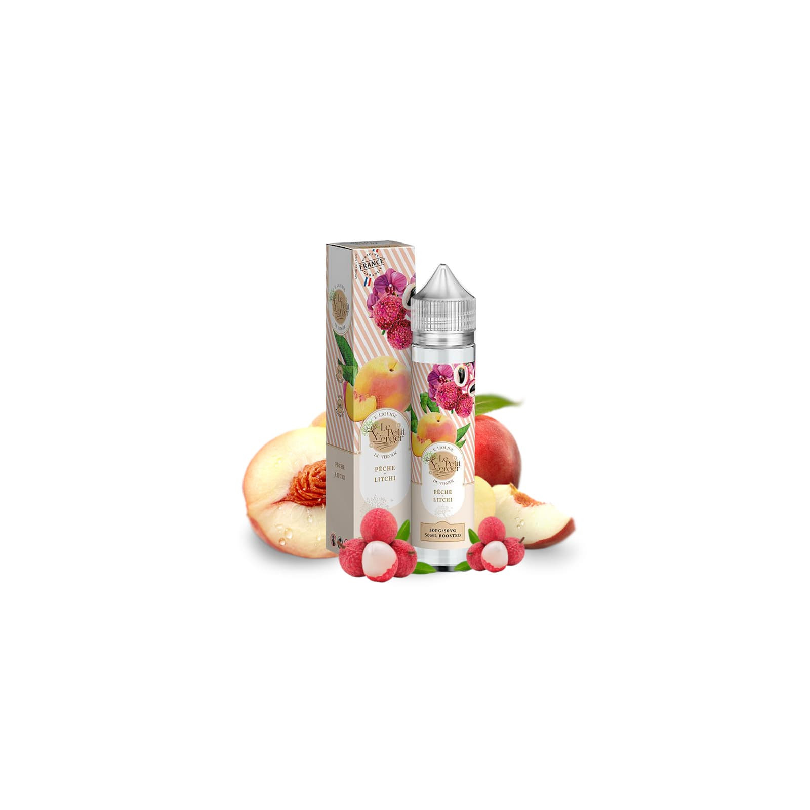 Pêche Litchi 50ml - Le Petit Verger
