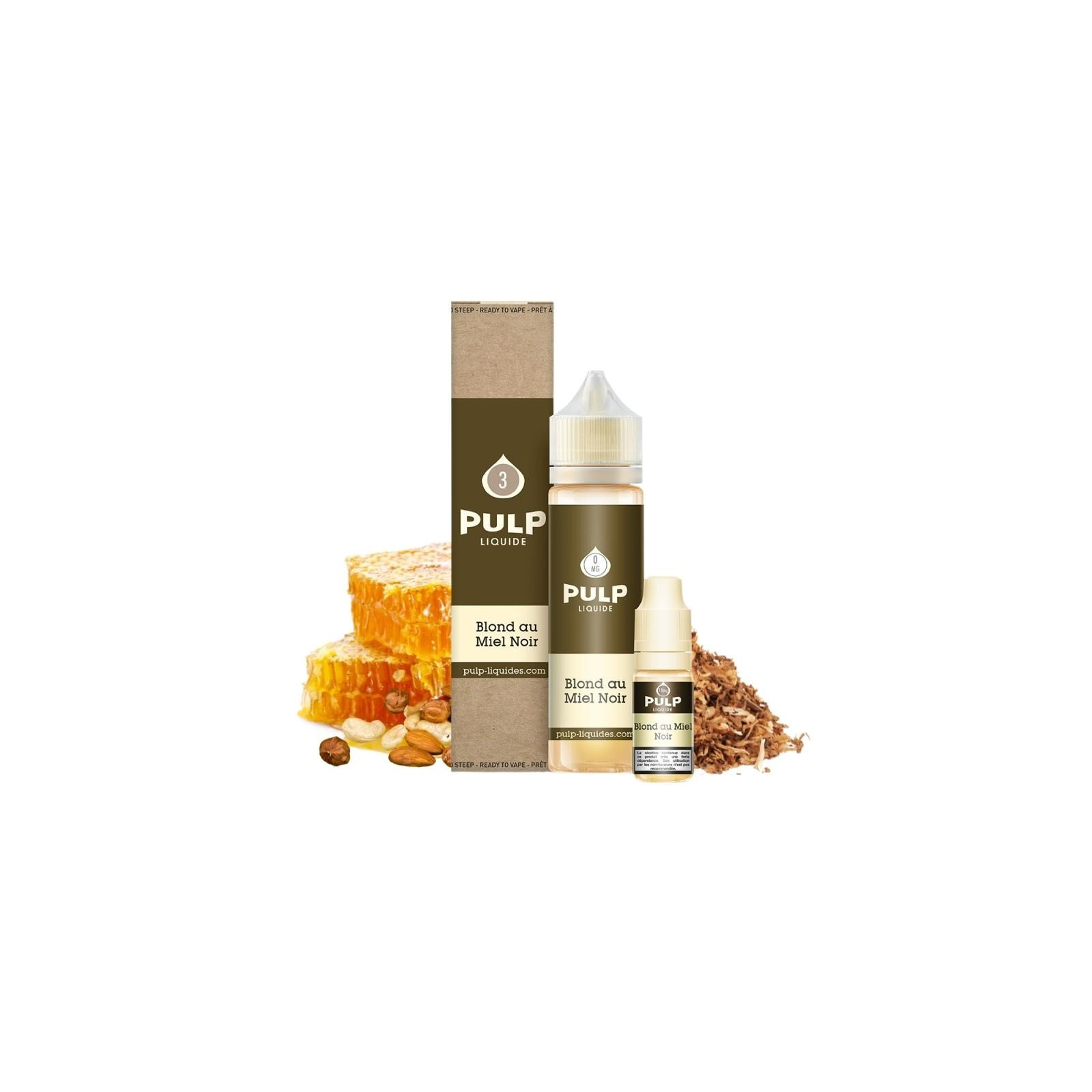 Blond au Miel Noir 60ml (Pack liquide et boosters) - Pulp