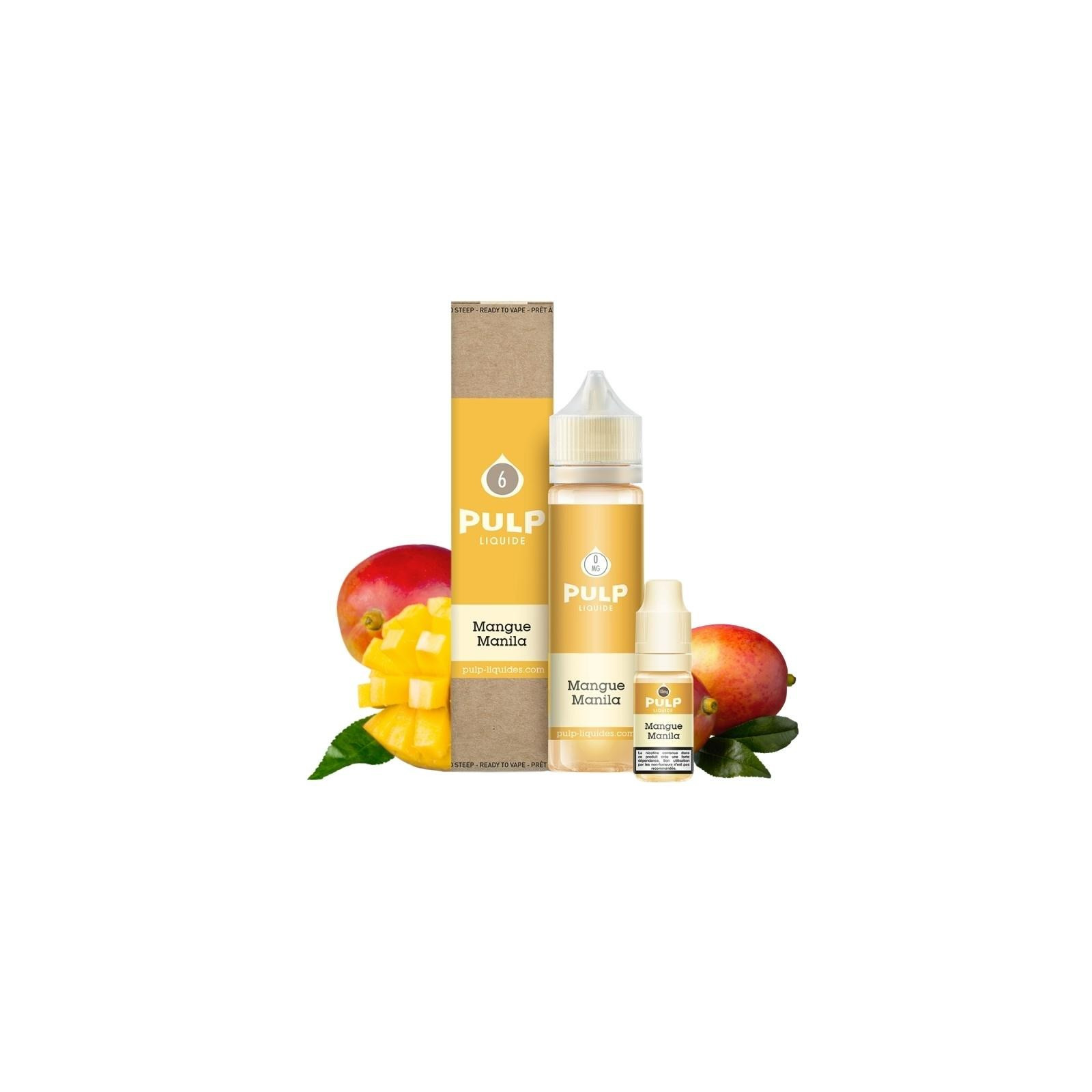Mangue Manila 60ml (Pack liquide et boosters) - Pulp