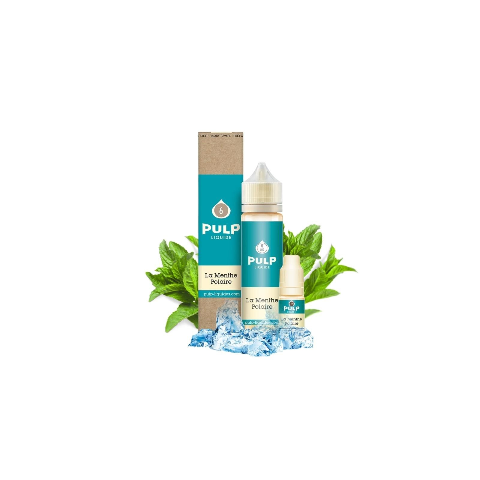 La Menthe Polaire 60ml (Pack liquide et boosters) - Pulp