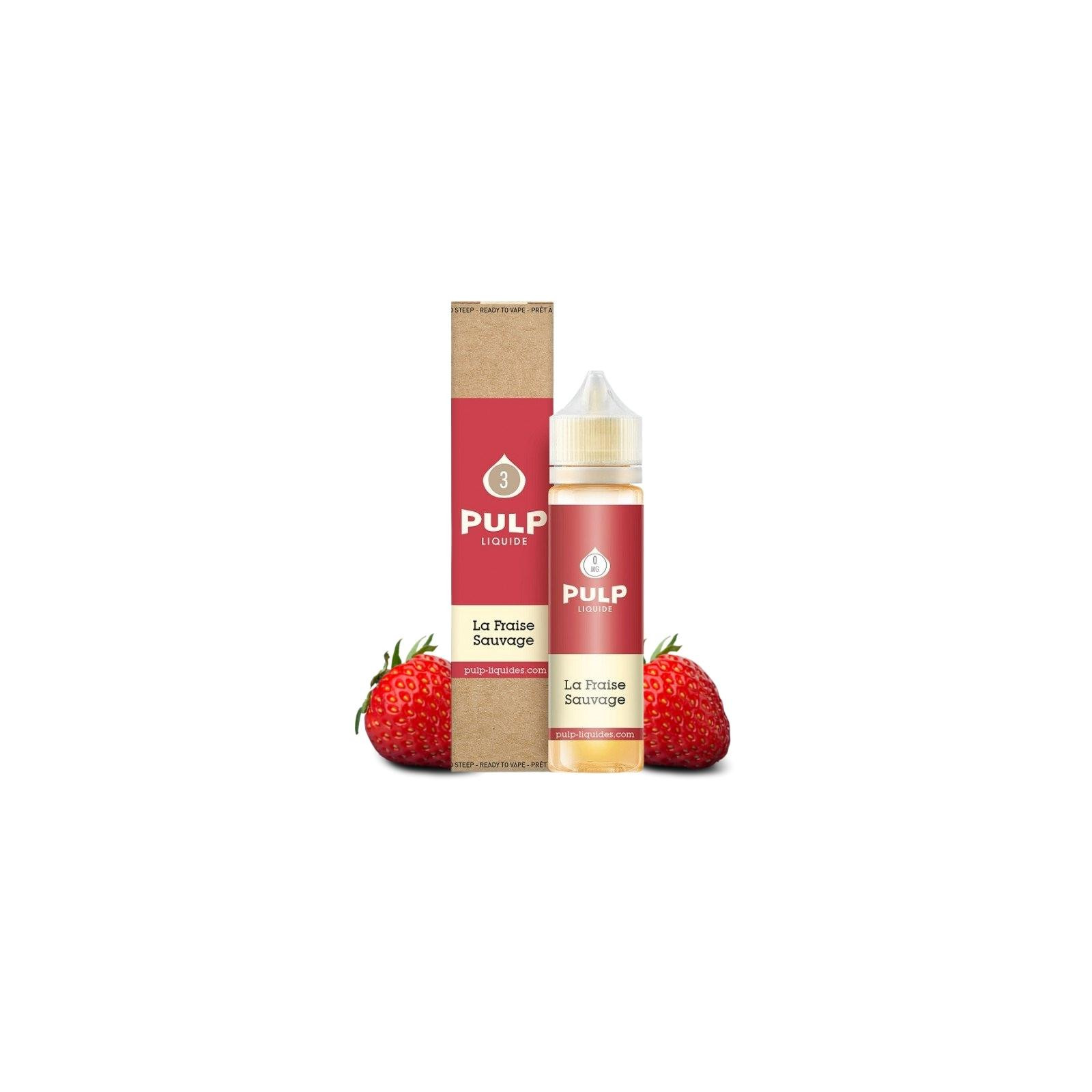 La Fraise Sauvage 60ml (Pack liquide et boosters) - Pulp