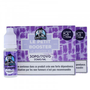Pack 10 Boosters 30PG 70VG | Booster nicotine | Le Petit Fumeur