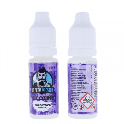 Pack 10 Boosters 30PG 70VG | Booster nicotine | Le Petit Fumeur