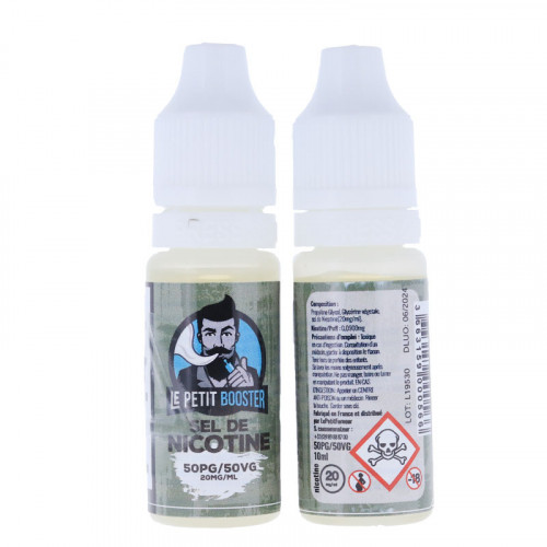 Pack 10 Boosters - Sels de nicotine PG/VG 50/50
