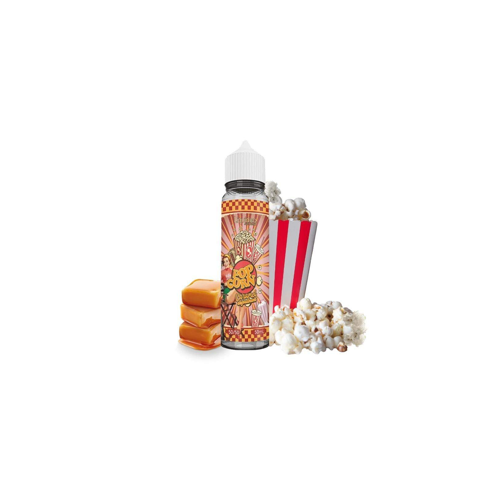 Pop Corn Caramel 50ml - Liquideo