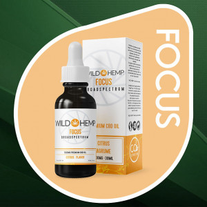 Huile CBD Premium Focus Citrus Agrums 30 ml - Wild Hemp
