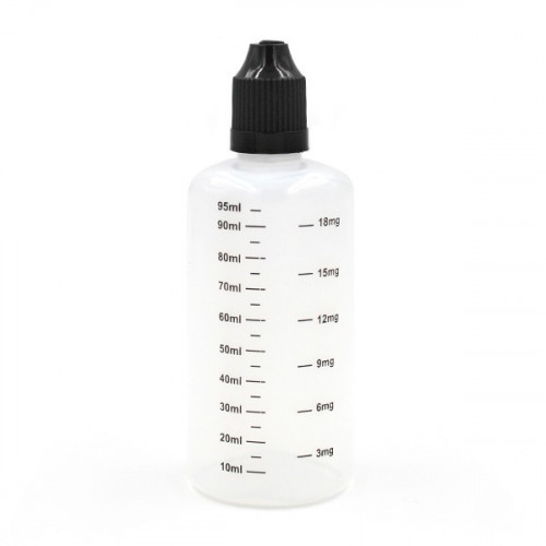 Bouteille graduée PE 100 ml