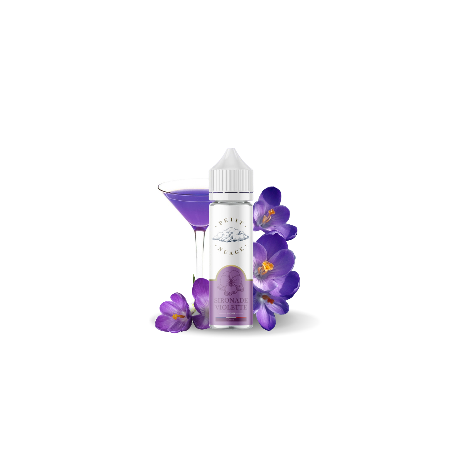 Sironade Violette 60ml Petit Nuage | E-liquide France | Le Petit Fumeur