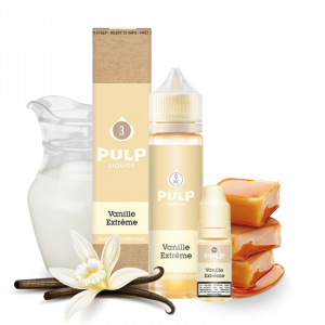 E-liquide Vanille Extrême 60 ml (Pack e-liquide + booster) Pulp | Le Petit Fumeur