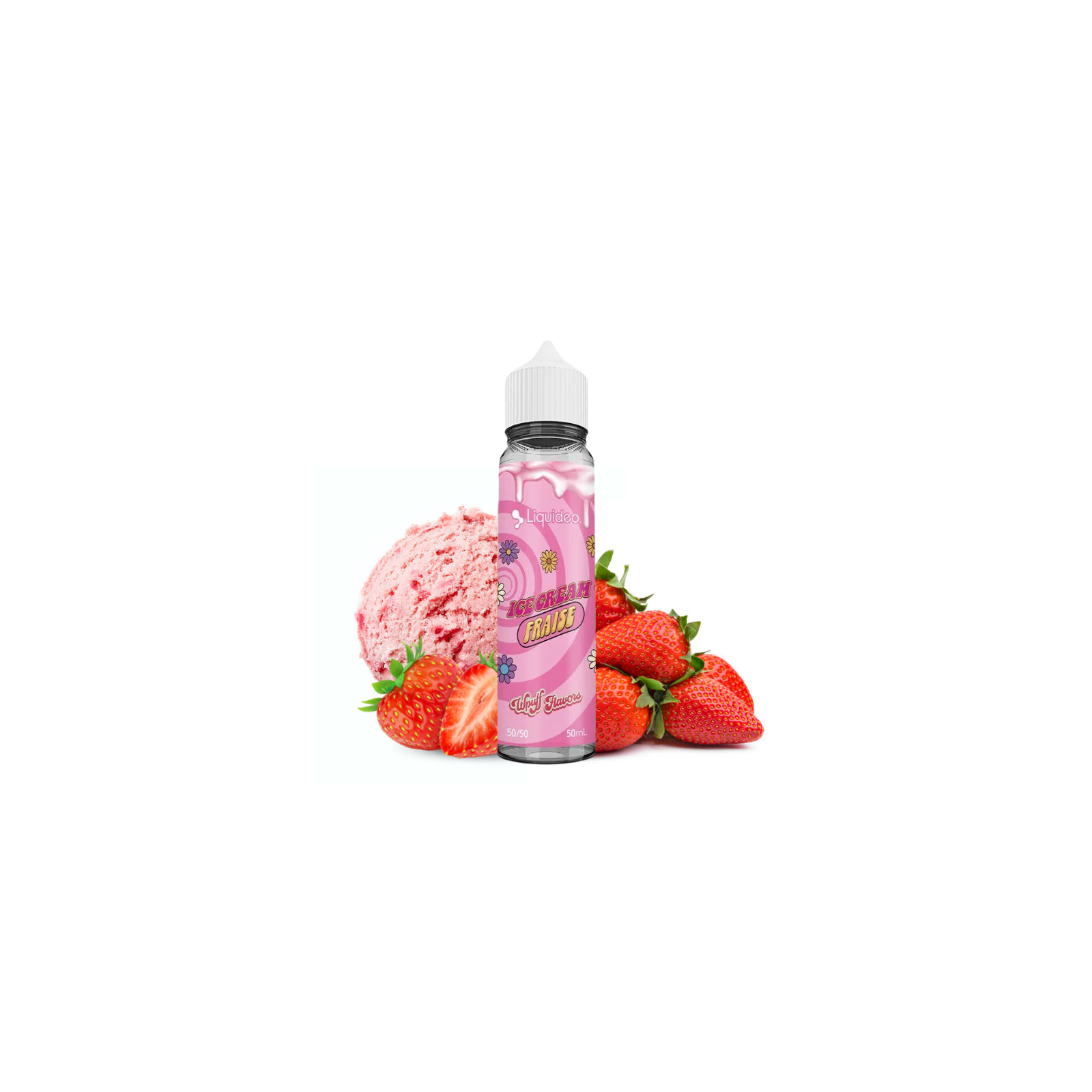 E-liquide Ice Cream Fraise 50 ml Wpuff Flavors | Le Petit Fumeur