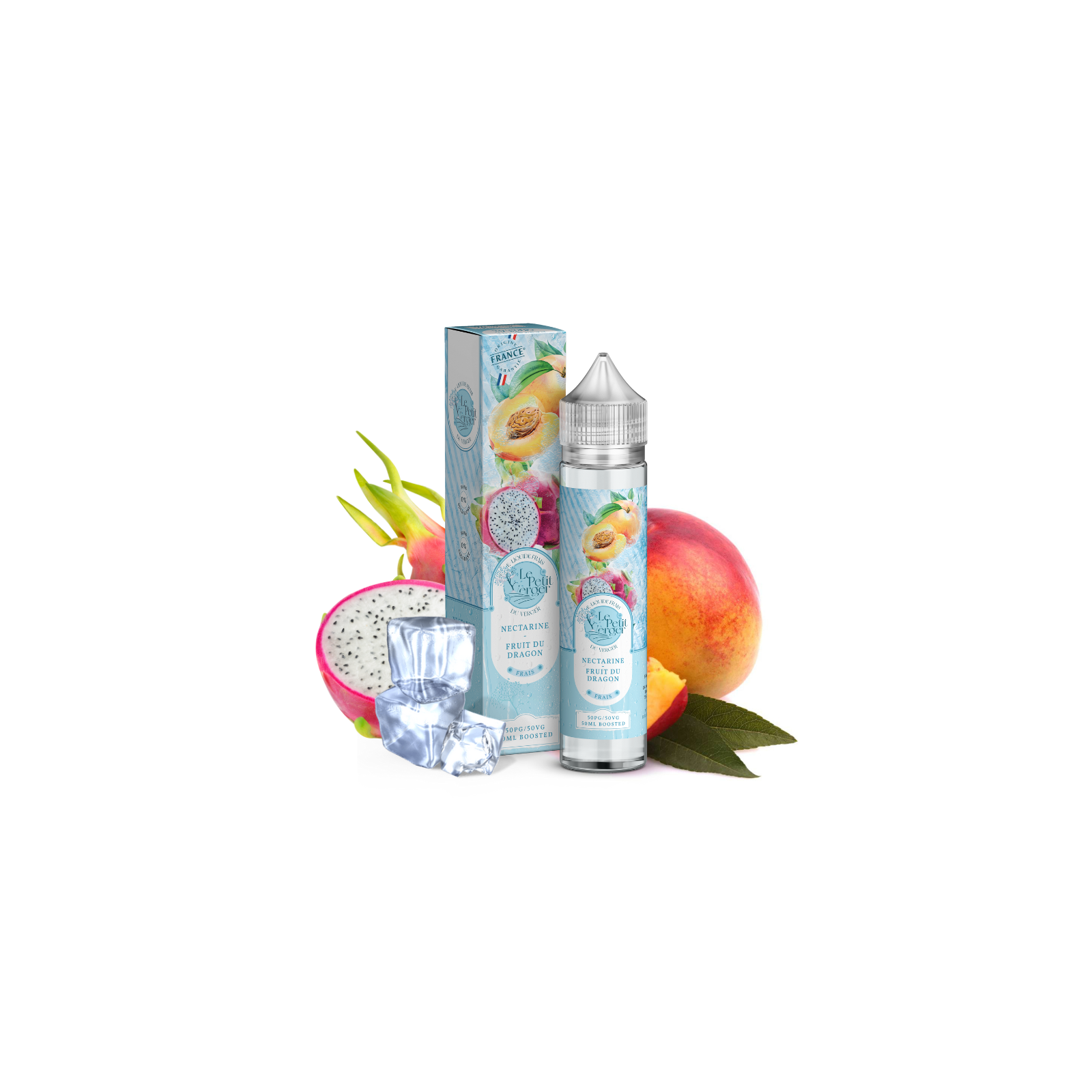 E-liquide Nectarine Fruit du Dragon Frais 50 ml Le Petit Verger | Le Petit Fumeur