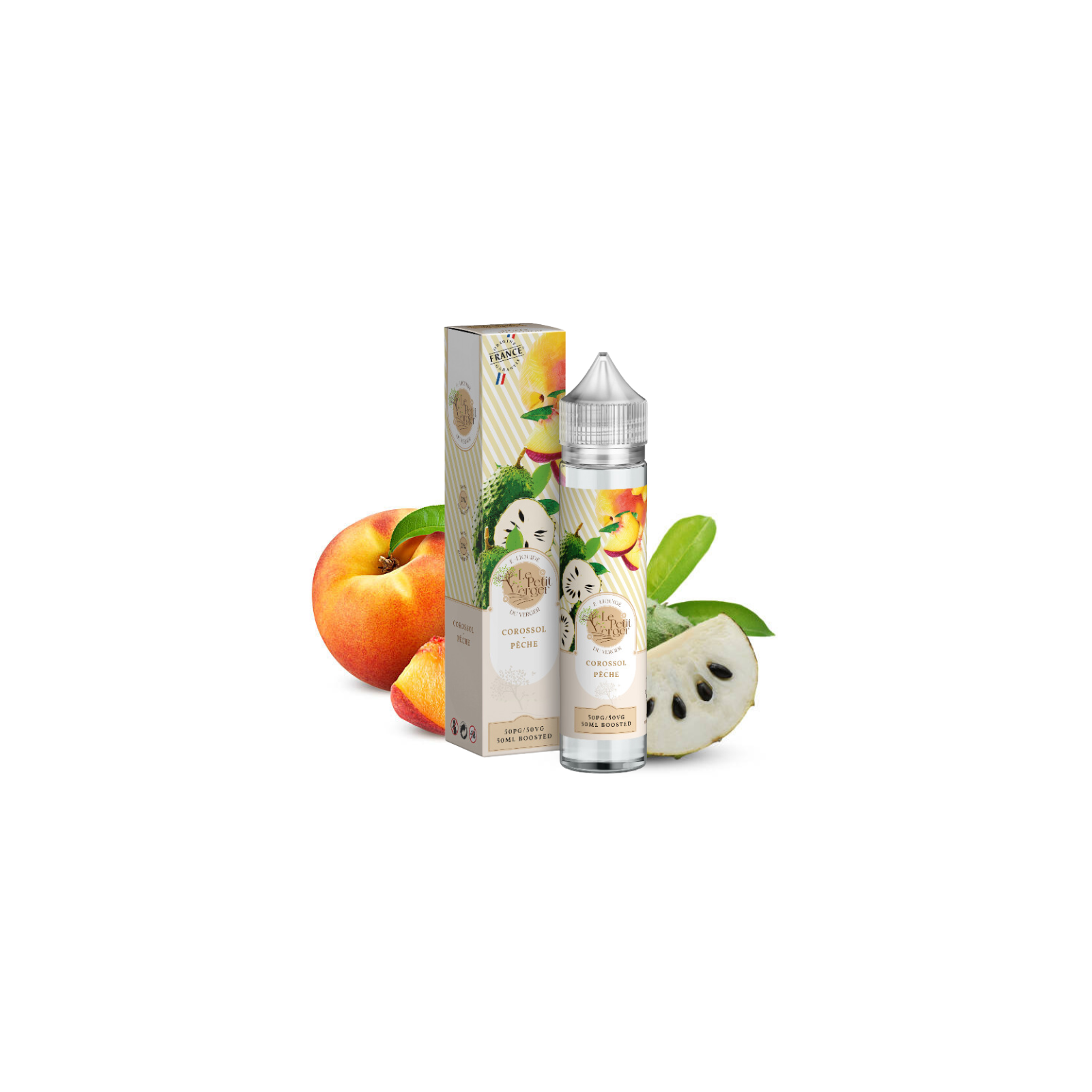 E-liquide Corossol Pêche 50 ml Le Petit Verger | Le Petit Fumeur