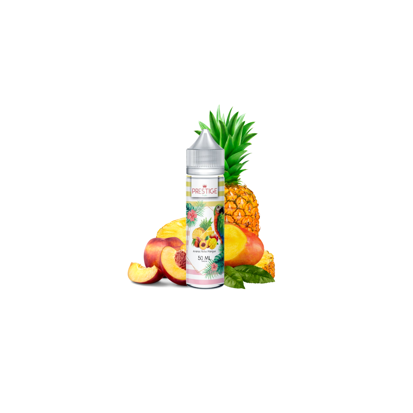 E-liquide Ananas Pêche Mangue 50 ml Prestige Fruits | Le Petit Fumeur