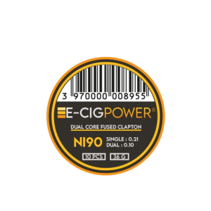 Coils Ni90 Dual Core Fused Clapton E-Cig Power | Le Petit Fumeur
