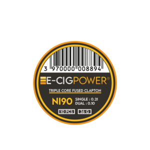 Coils Ni90 Triple Core Fused Clapton E-Cig Power | Le Petit Fumeur