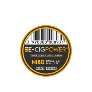 Coils Ni80 Triple Core Fused Clapton E-Cig Power | Le Petit Fumeur