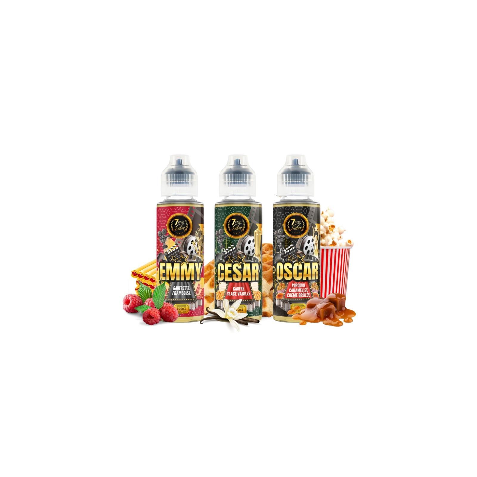 Coffret 7ème Art | Pack e-liquides gourmands | Le Petit Fumeur