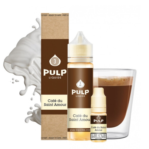 E-liquide Café du Saint Amour 60 ml (Pack e-liquide + booster) Pulp | Le Petit Fumeur