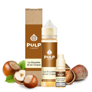 E-liquide La Noisette et sa Coque 60 ml (Pack e-liquide + booster) Pulp | Le Petit Fumeur