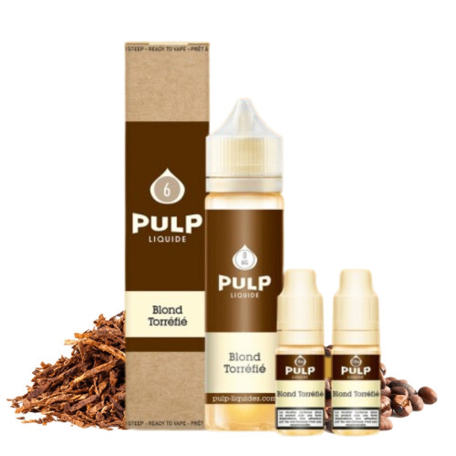 E-liquide Blond Torréfié 60 ml (Pack e-liquide + booster) Pulp | Le Petit Fumeur