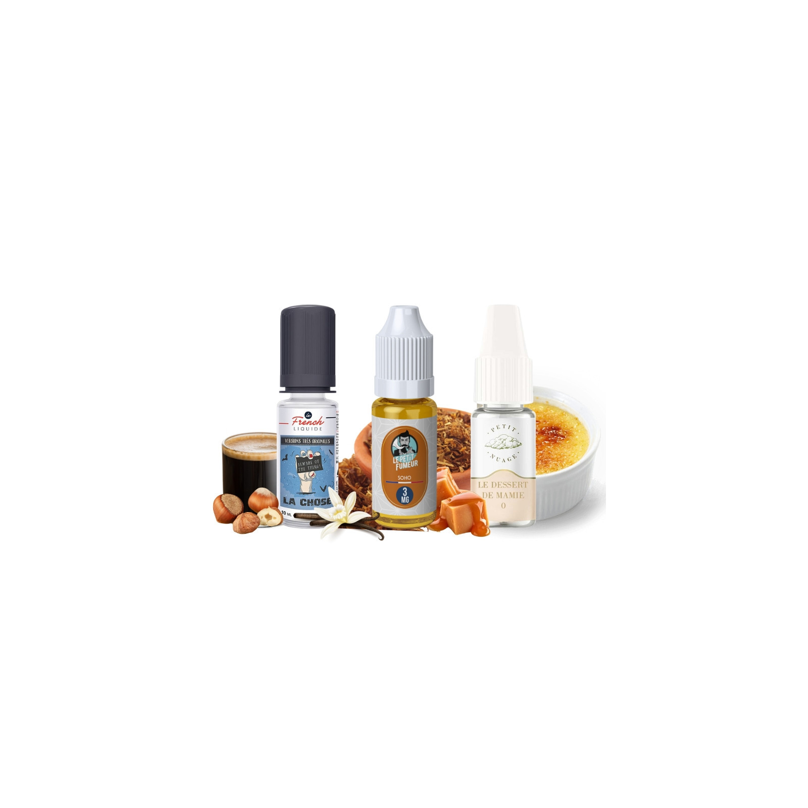 Coffret découverte eliquides saveur Gourmande| Le Petit Fumeur