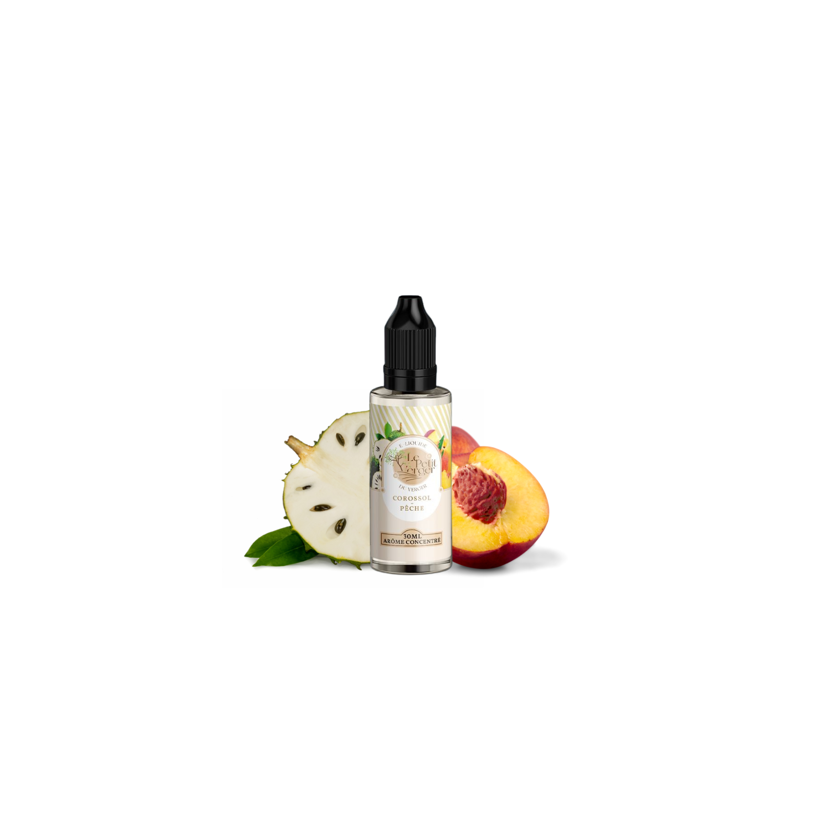 Concentré Corossol Pêche 30 ml Le Petit Verger | Le Petit Fumeur