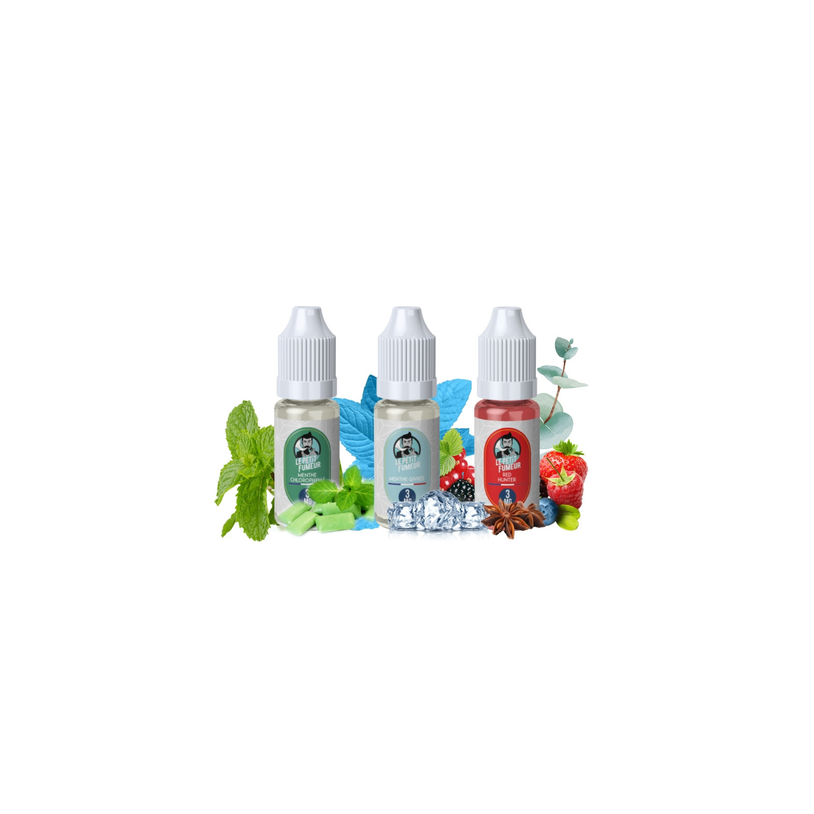 Le Trio Mentholé 10 ml | Pack e-liquides | Le Petit Fumeur