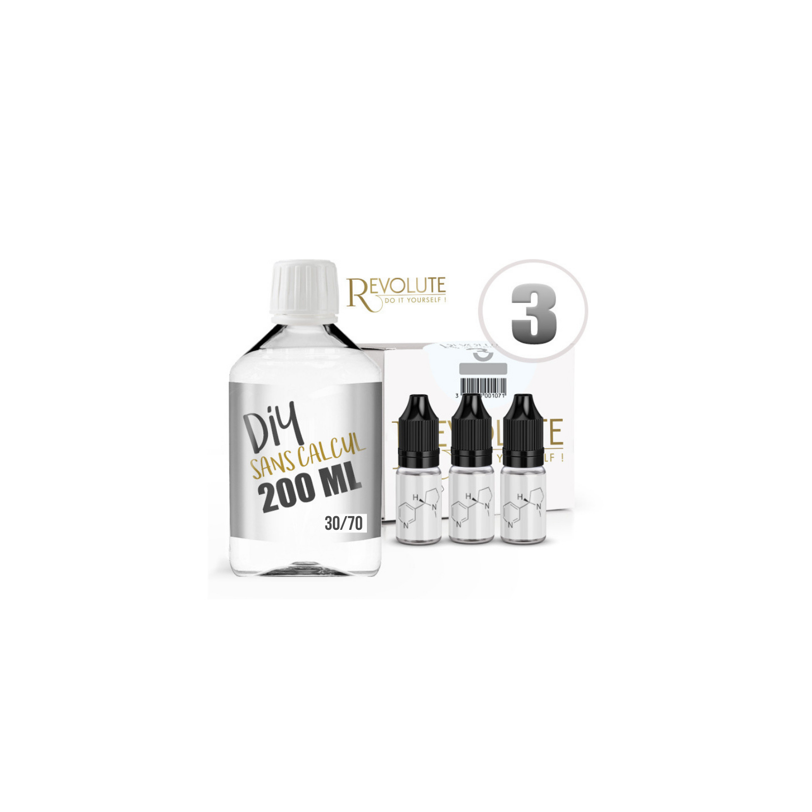 Pack Base et boosters 200 ml Revolute | Le Petit Fumeur
