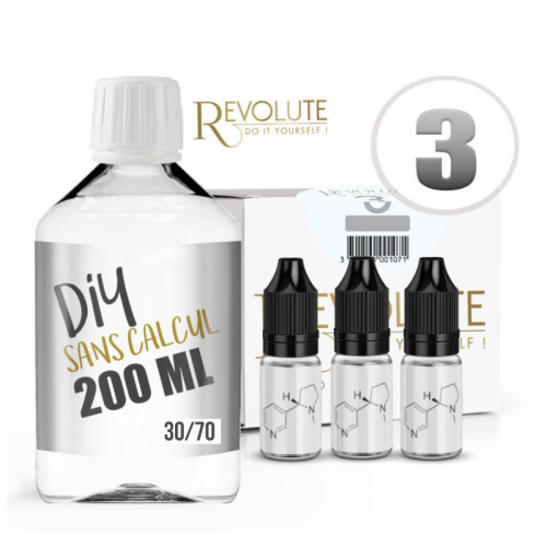Pack Base et boosters 200 ml Revolute | Le Petit Fumeur