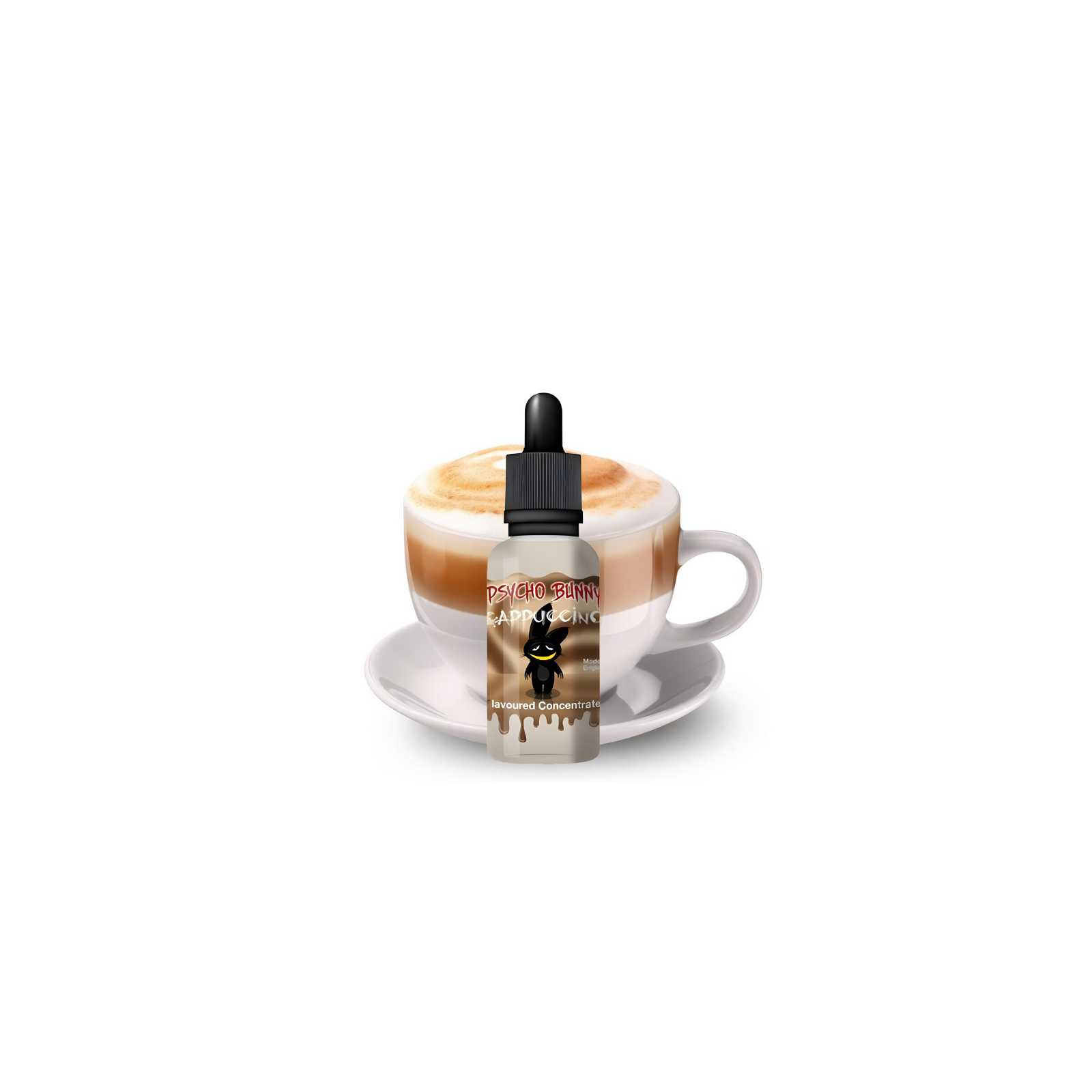 Concentré Cappuccino 30 ml Psycho Bunny | Le Petit Fumeur
