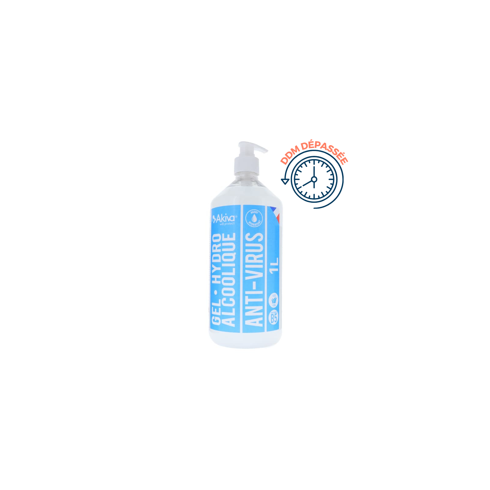 Gel Hydroalcoolique 1L Liquideo DDM dépassée | LePetitFumeur