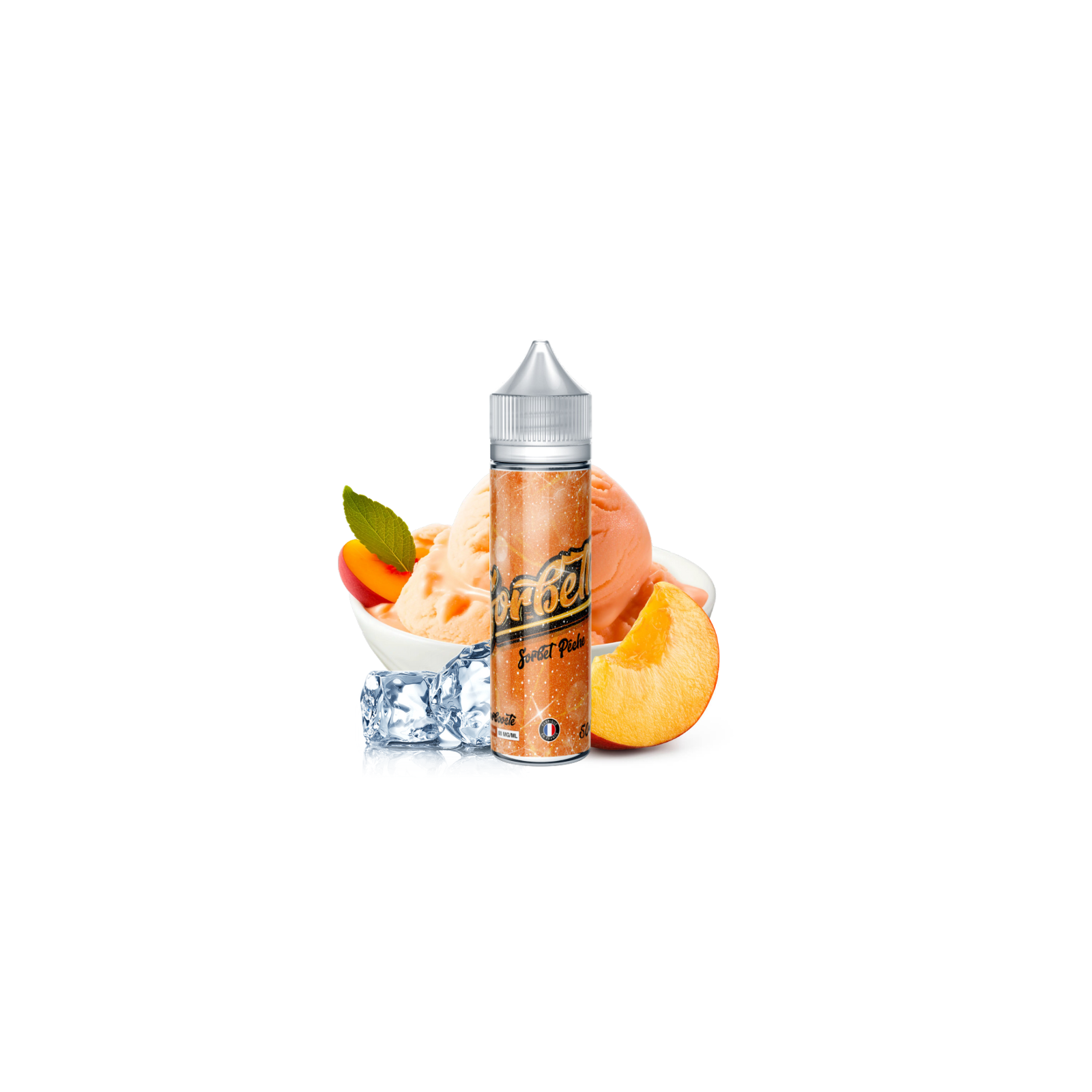 E-liquide Sorbet Pêche 50 ml Sorbetto | Le Petit Fumeur