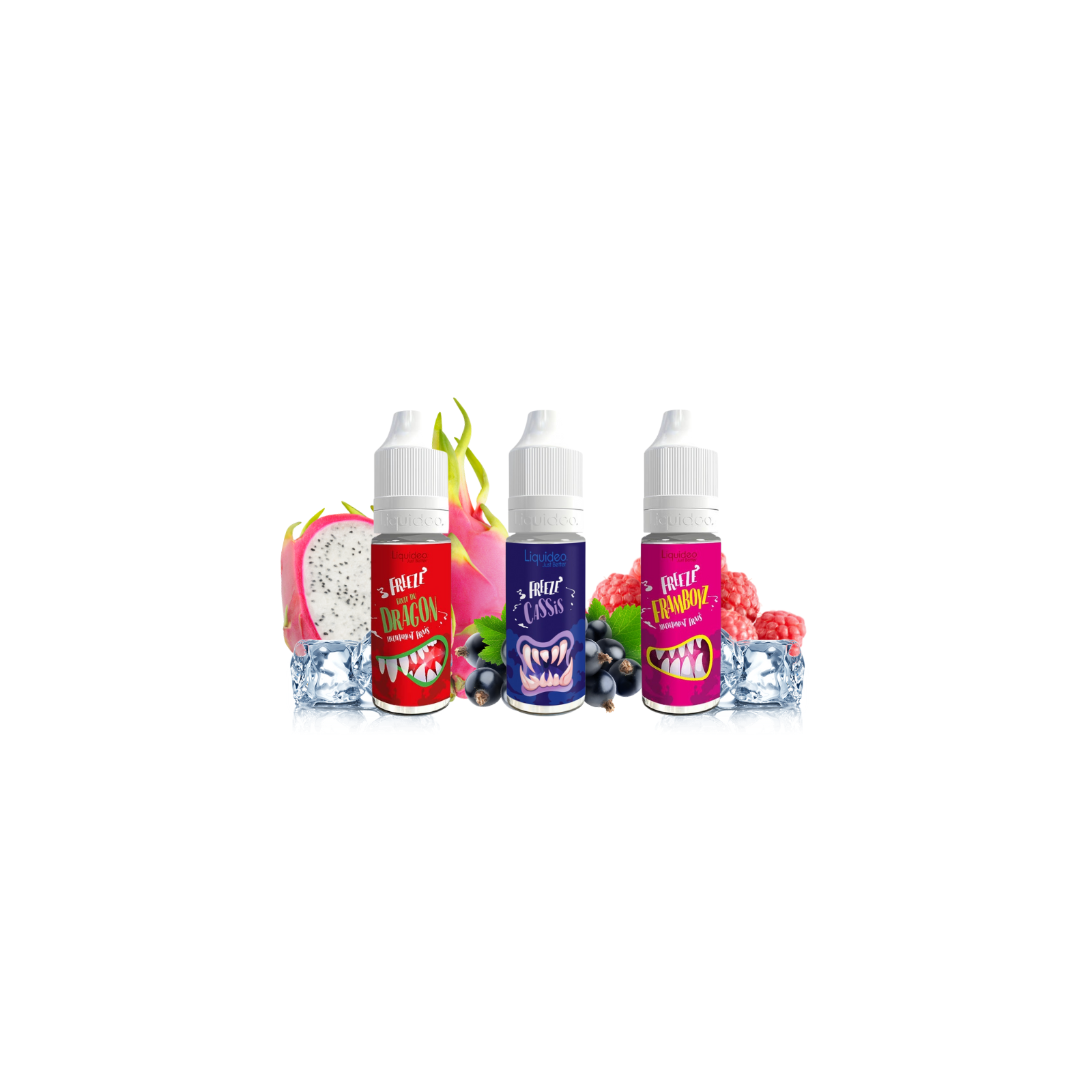 Pack e-liquides Fruités Frais 10 ml Liquideo | Le Petit Fumeur