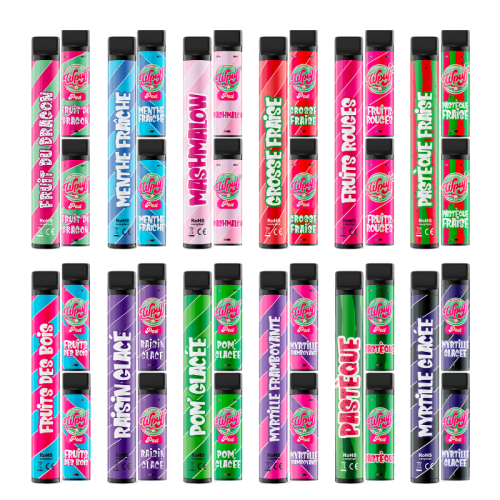 Wpuff 1800 rechargeable - Liquideo