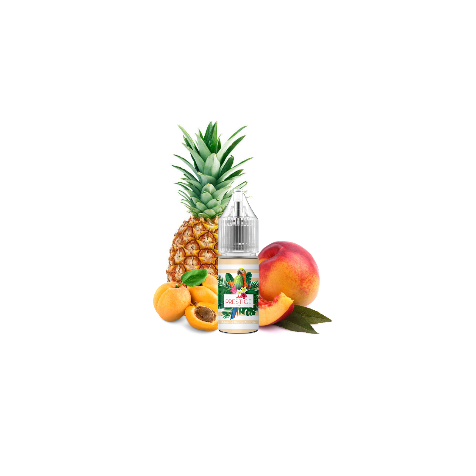 E-liquide Abricot Pêche Ananas 10 ml Nic Salt Prestige Fruits | Le Petit Fumeur