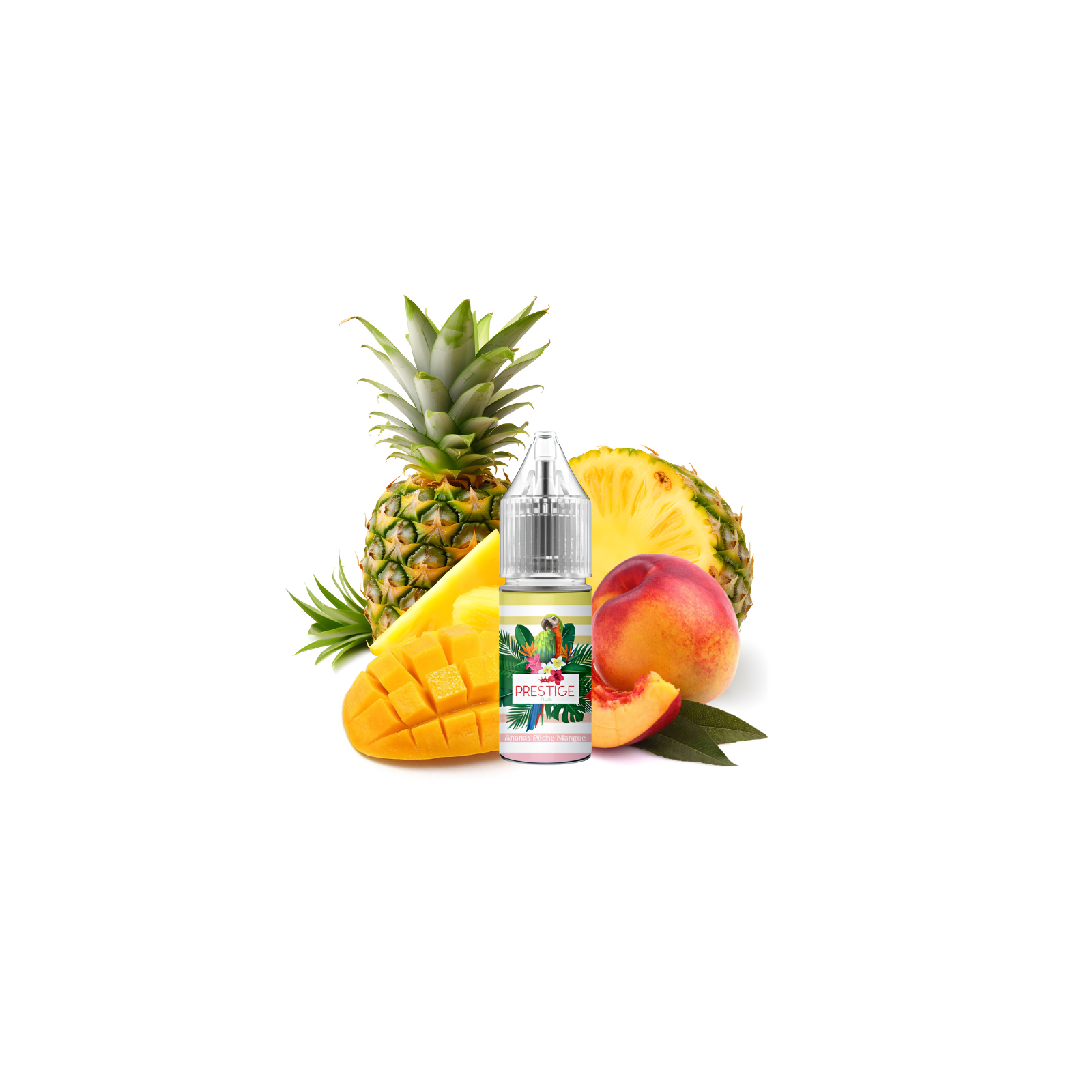 E-liquide Ananas Pêche Mangue 10 ml Nic Salt Prestige Fruits | Le Petit Fumeur
