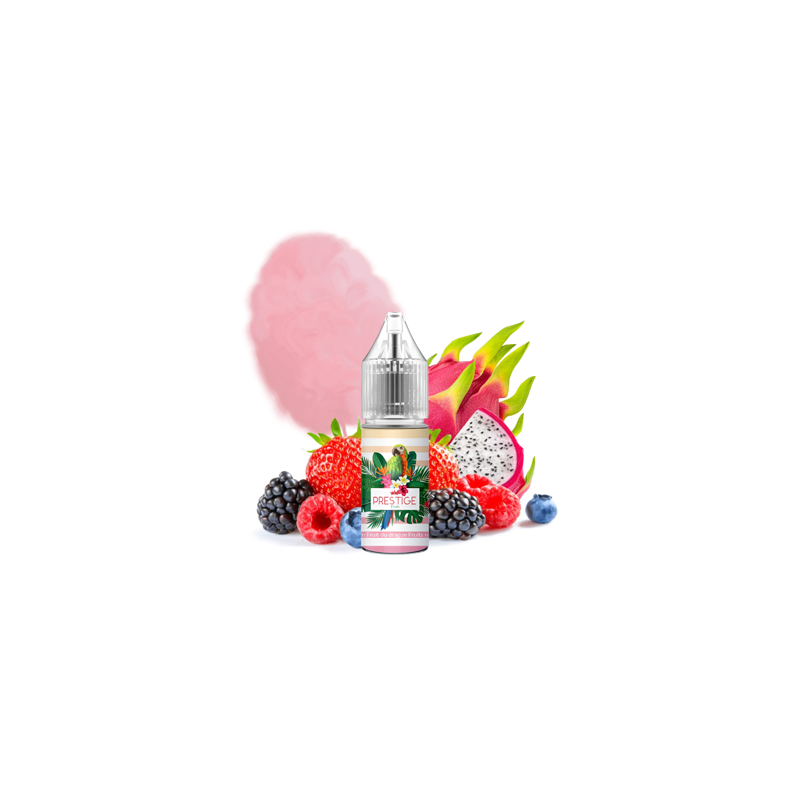 E-liquide Cotton Candy Fruit du Dragon Fruits Rouges 10 ml Nic Salt