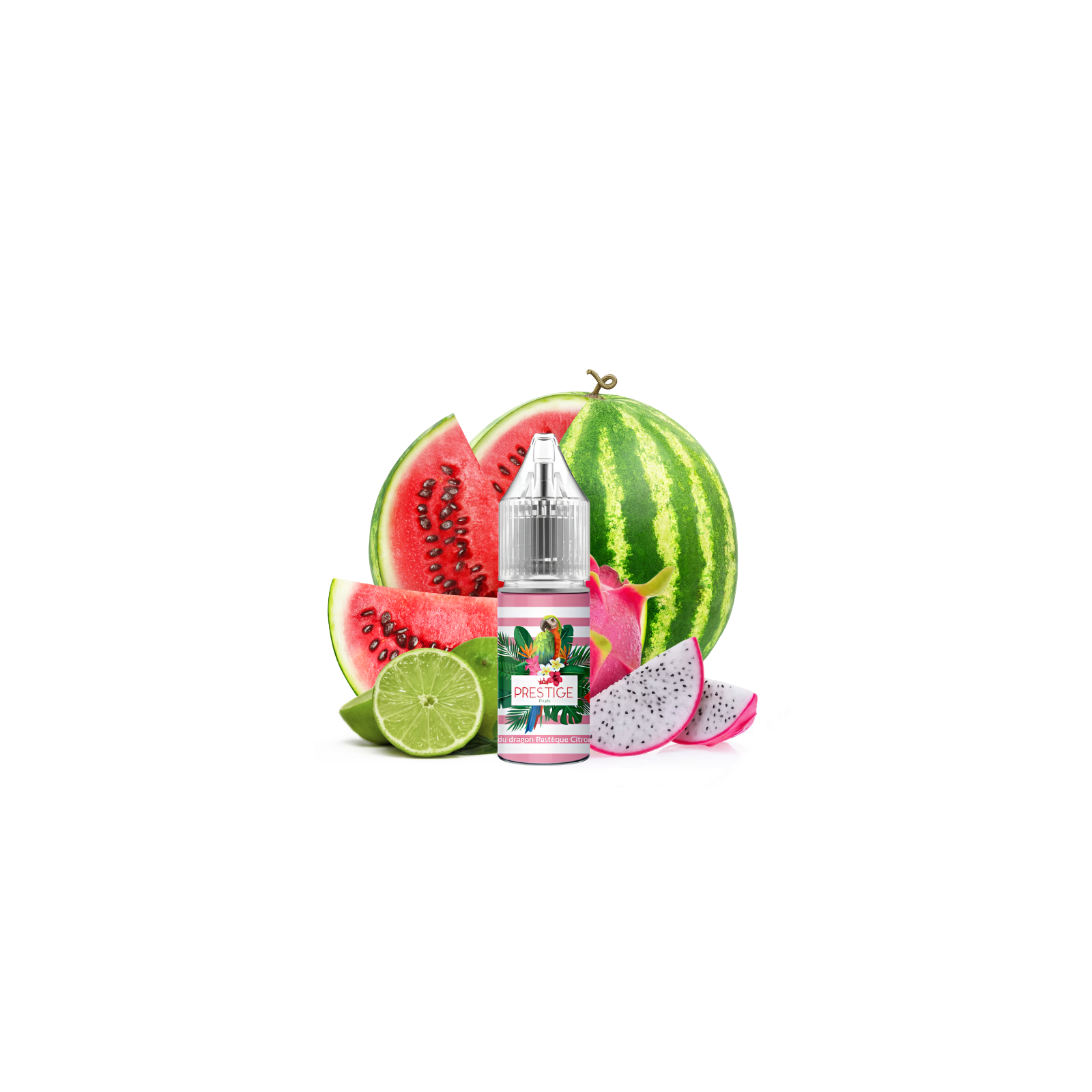 E-liquide Fruit du Dragon Pastèque Citron Vert 10 ml Nic Salt Prestige Fruits | Le Petit Fumeur