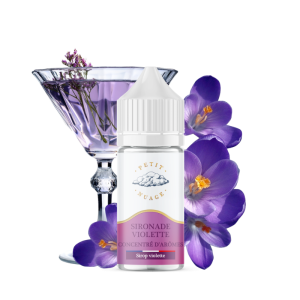 Concentré Sironade Violette 30 ml Petit Nuage | Le Petit Fumeur