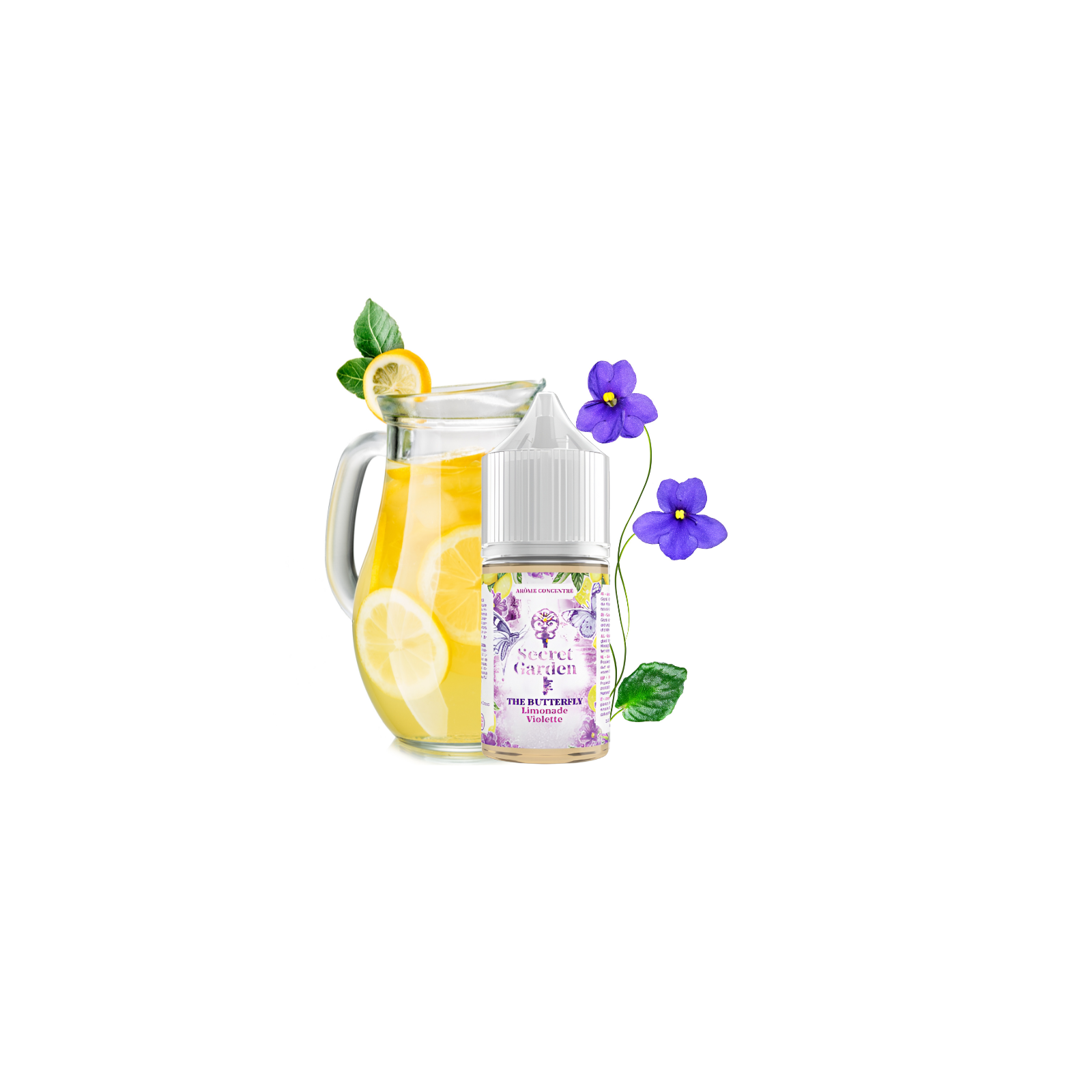 Concentré The Butterfly 30 ml Secret Garden | Le Petit Fumeur