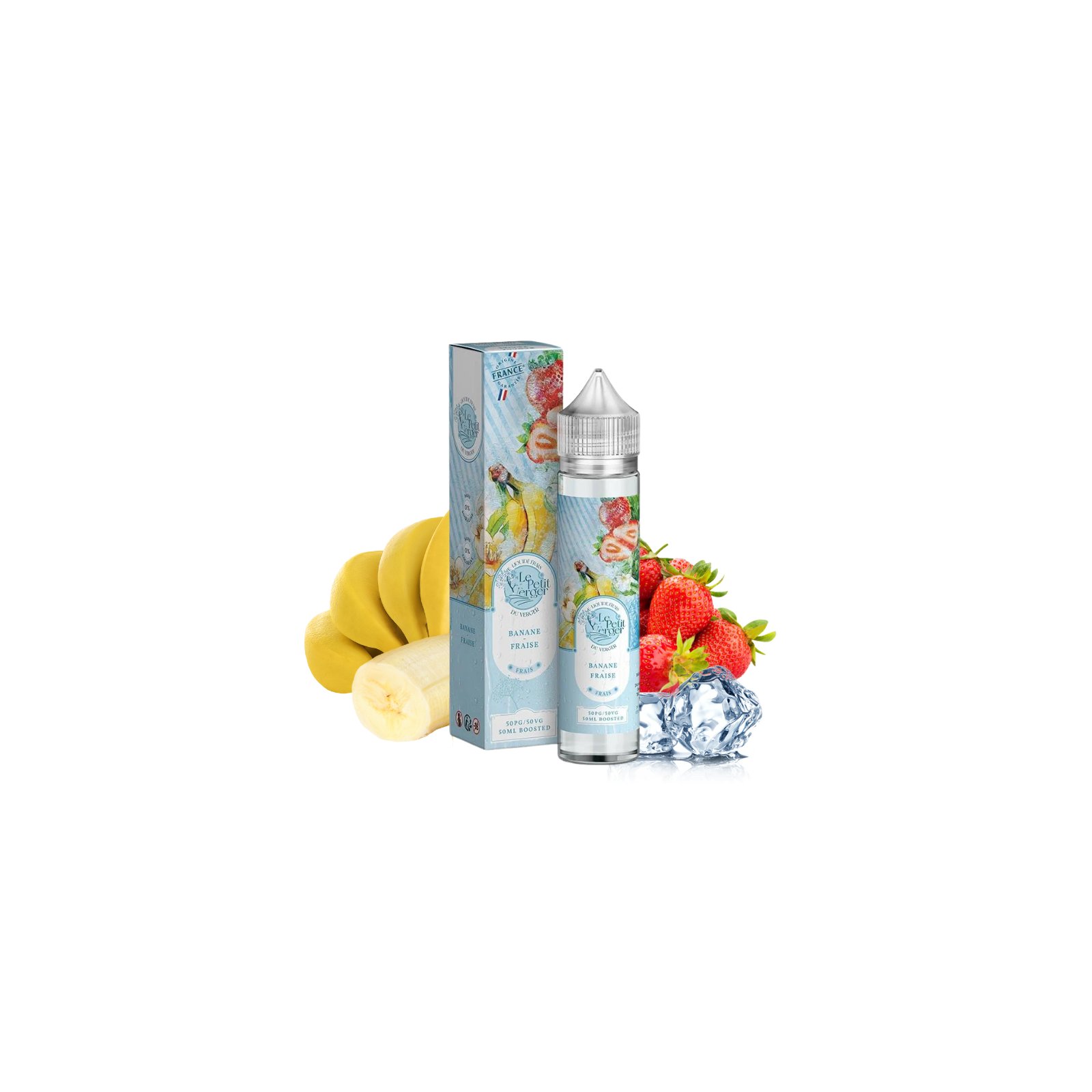 E-liquide Banane Fraise Frais 50 ml - Le Petit Verger | Le Petit Fumeur