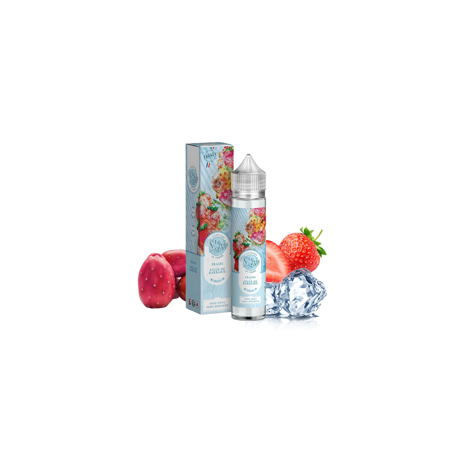Fraise Figue de Barbarie Le Petit Verger Frais 50 ml｜Le Petit Fumeur