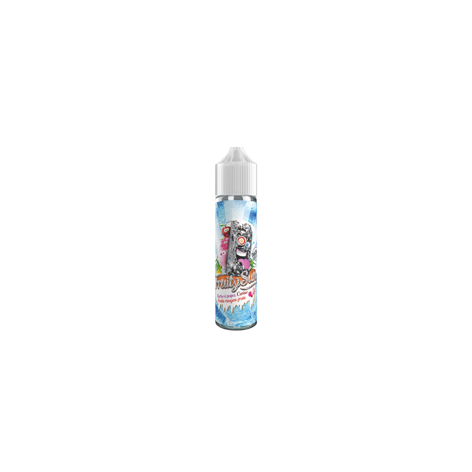 E-liquide Barbe à Papa Cerise Fruits Rouges Frais 50 ml Fruity Sun | Le Petit Fumeur