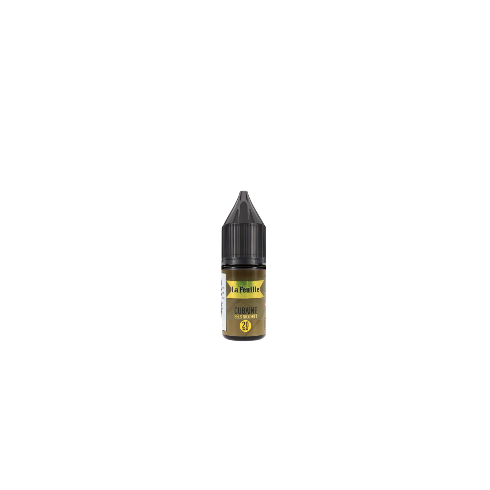 Cubaine Sels Nicosoft 10ml La Feuille| E-liquide France| Le Petit Fumeur