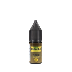 Cubaine Sels Nicosoft 10ml La Feuille| E-liquide France| Le Petit Fumeur