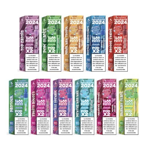 Cartouches Wpuff 2.0 1600 puffs (x2) - Wpuff by Liquideo | Le Petit Fumeur