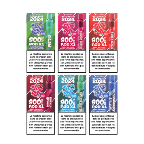 Cartouche Wpuff 2.0 800 puffs - Wpuff by Liquideo | Le Petit Fumeur