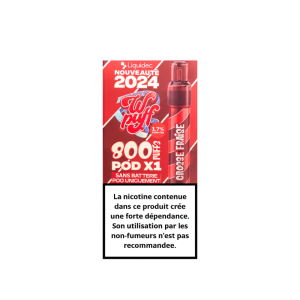 Cartouche Wpuff 2.0 800 puffs - Wpuff by Liquideo | Le Petit Fumeur
